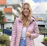 Kozy kabát mályva – Női átmeneti kabát – Innova Fashion – 4. kép